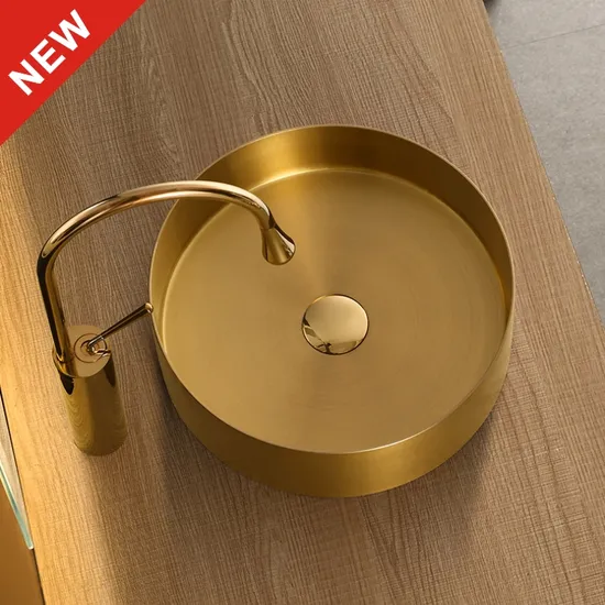 Best Selling Above Counter 304 Stainless Steel Bathroom Sink Basin