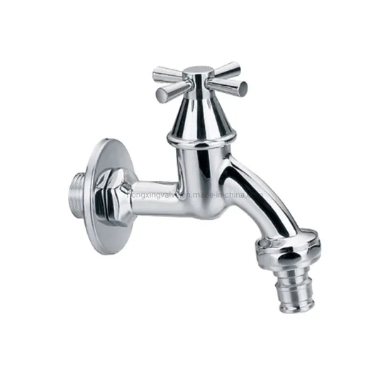 Hose Connection Garden Kitchen Basin Faucet Tap Bib Cock Brass Chrome Plate Bibcock for Water
