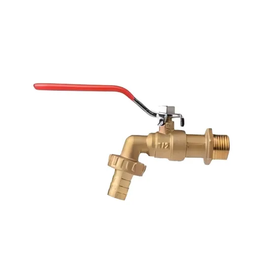 Heavy Duty Brass Bibcock with Hose Nipple