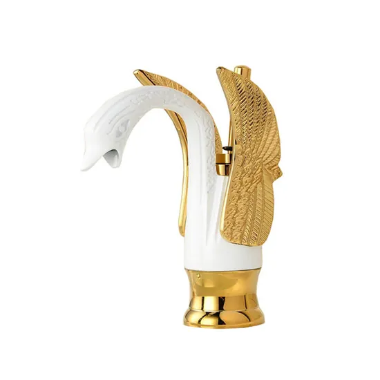 Stylish Animal Style Brass Basin Faucet for Unique Bathroom Decor