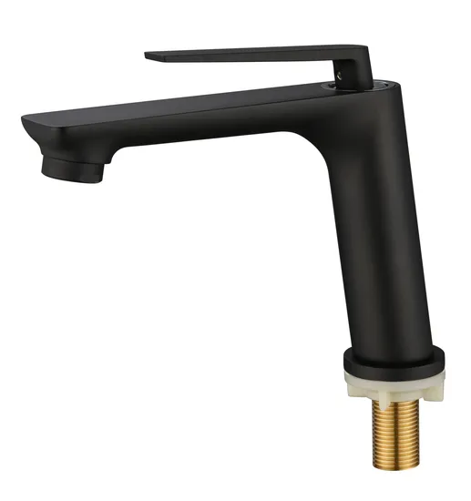 Fashion Design Chrome Finishing Faucet, Single Handle Type Brass Basin Tap Plumbing Fixture Mixer Na3401