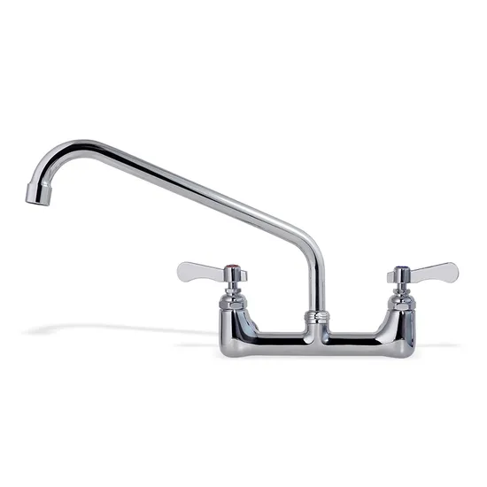 Yc5803-12pg Single-Handle Kitchen Faucet with 360 Revolving Brass Wall-Mounted Hot and Cold Mixed Water