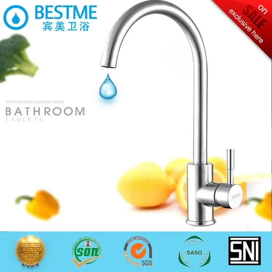 Anti Rustic 304 Stainless Steel Kitchen Tap Kitchen Faucet (BMS-2001)