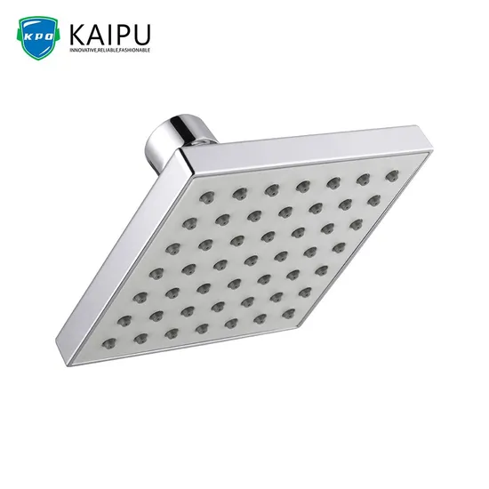 Bathroom Fifting Waterfall Shower Head ABS Chrome Square Showerhead