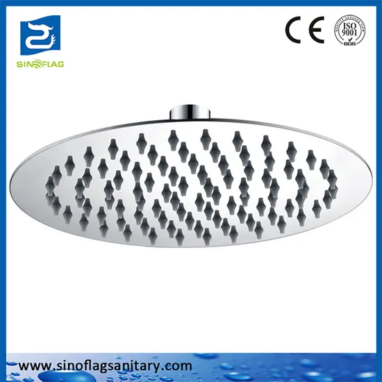 15cm Sanitary Ultrathin Round Stainless Steel Rain Bathroom Hand Shower Head