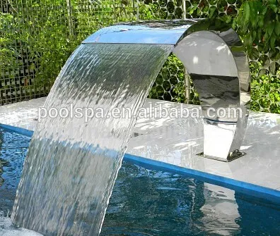 Outdoor Decoration Stainless Steel 304 Artificial Waterfall