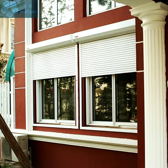 Safety Electric Aluminum Alloy Remote Control Storm Proof Interior& Rolling Roller Shutters Roll up Security Blinds Window