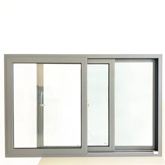 Aluminum Alloy Soundproof Commercial Aluminum Frame Sliding Single Glass Sliding Window