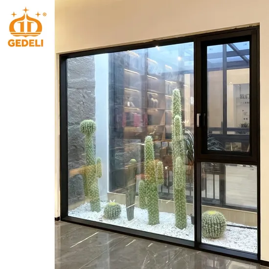 Gedeli Glass Window Double Glazing Aluminium Casement Windows