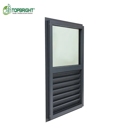 American Hotel Double Glazed Aluminium Window Glass High Quality Ptac Units Sound Proof Basement Windows