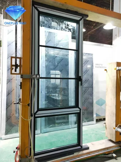 American Nfrc High Security Modern Design Aluminum Profile Frame Thermal Break Low-E Laminated Glass Aluminium Casement Window