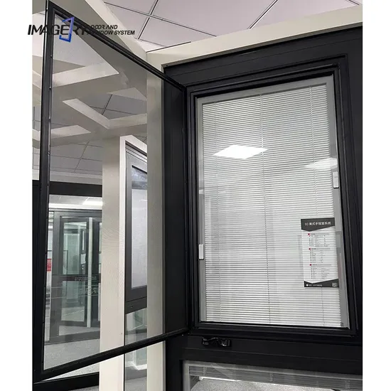 Customize Design Security Hurricane Impact Thermal Breakventanas for House Aluminium Crank Windows