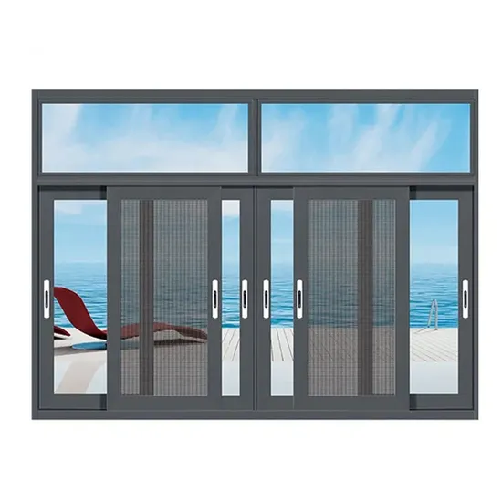 New Design Steel/Aluminum/Aluminium Metal Security Double Glazed/Glass Push up /Sliding Impact Windows and Doors for Home/House/Balcony