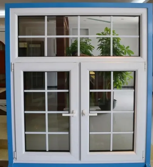 Factory Directly Supply Casement Windows Tempered Glass PVC Profile UPVC Frame Window