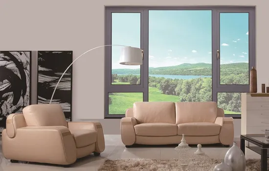 Kuuyee Professionally Designed Thermal Break Outward Opening Window Windproof and Dustproof European Style Ten-Year Guarantee
