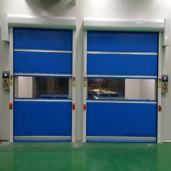 Industrial Automatic PVC Fabric High Speed Rolling Door for Factory or Warehouse
