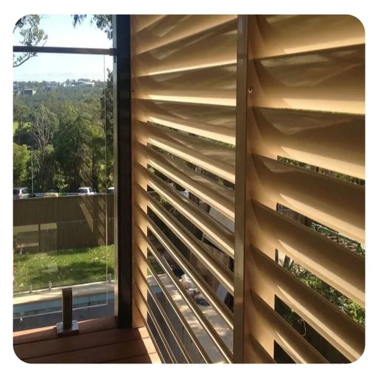 Automatic Exterior Aluminum Shutter Louvers for Window