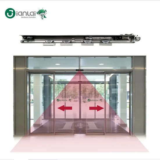 150kg Capacity Automatic Sliding Aluminum Glass Door Opener with Sensor for Residential Building Department