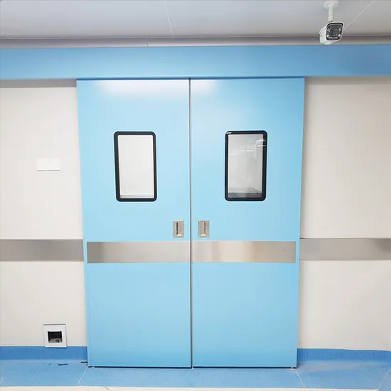 Automatic Sliding Hermetic Door Hospital Galvanized Steel Automatic Door