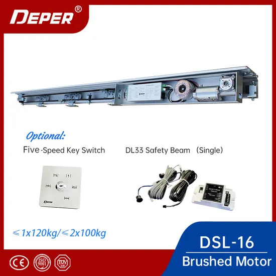 New Design Factory Price Remoter Automatic Sliding Door (Photocell) Operator System with Dunker Motor DSL-16