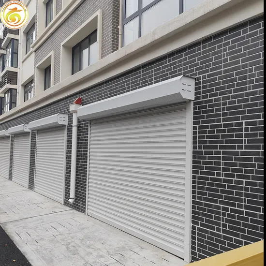Custom Soundproof Windproof Aluminum/Aluminium Louver/Jalousie Automatic/Electric Roller/Rolling/Roll up Shutter Door Window Price for Warehouse /Industrial