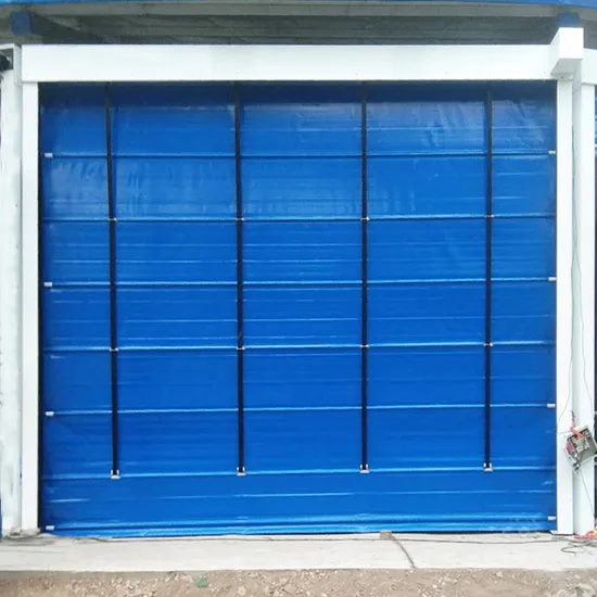 Electric Fast Stacking Door with Rapid Opening and Fire Safety Features