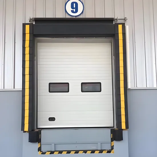 Industrial Automatic Overhead Steel Thermal Insulated Vertical Lifting Roll up Metal Exterior Garage or Sectional Door for Warehouse and Loading Docks