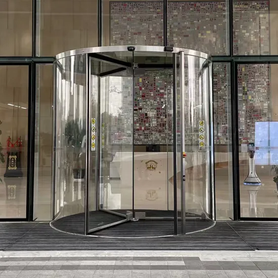 Crystal/All Glass Revolving Door for Hotel and Office Building