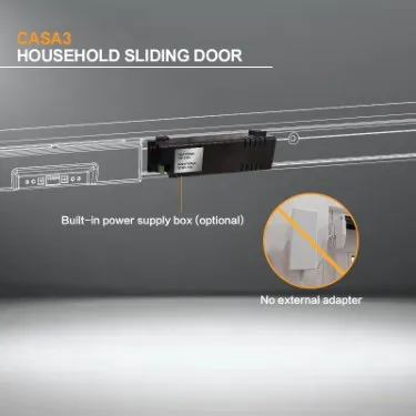 Casa3 Household Automatic Sliding Door Opener Is Suitable for Light Glass Doors.