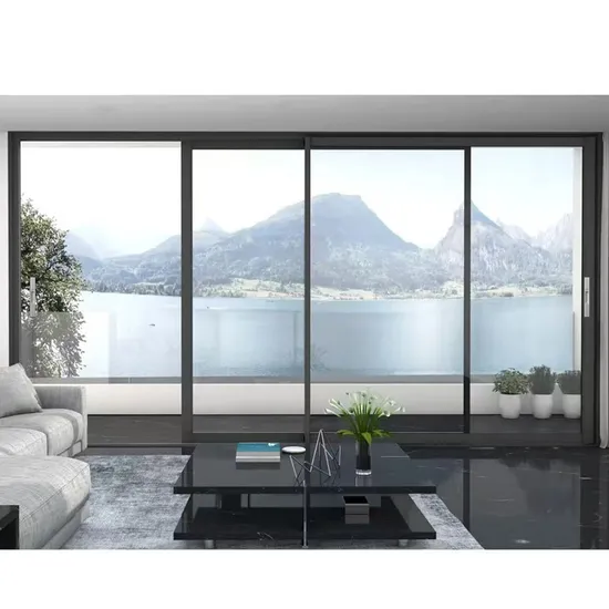Gedeli Standard Aluminum Entrance Doortempered Glazed Sliding Doors for Buildings