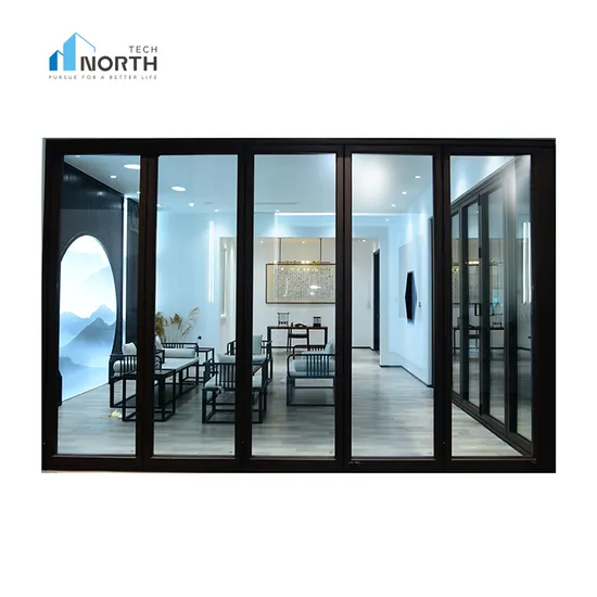 Northtech Panoramic Slimline Ultimate Narrow Frame Aluminum Bi Folding Door / Aluminium Folding Door / Multi-Leaf Panel Door / Balcony Door/ Bi Fold Patio Doors