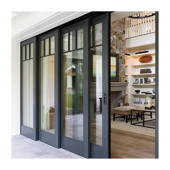 Double Glazing Aluminum Sliding Lifting/Bi Folding Door for Residential Building
