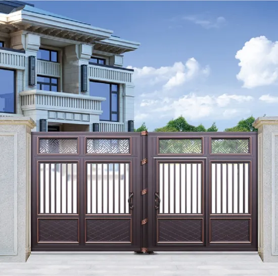 Villa Luxury Customized Security Entrance Swinging Driveway Gates