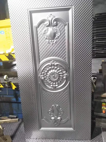 Exterior Metal Security Stamped Steel Panel Door Skin