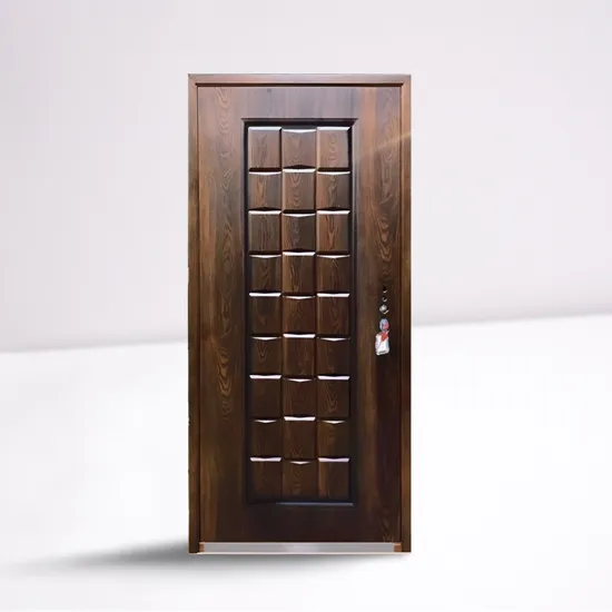 Factory Supply Exterior Steel Entrance Security Steel Entry Door