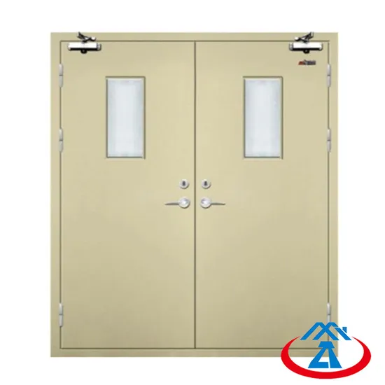 Safety Security Strong Double Door Panel Fireproof Emergency Door Supplier