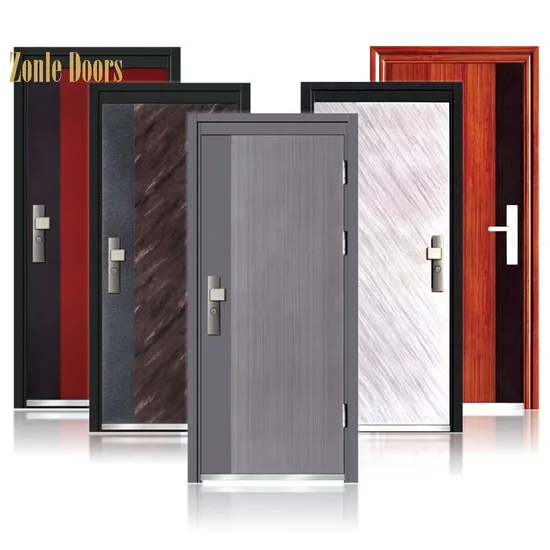 Hot Sale Single Steel Security Entrance Main Door Design Modern Door