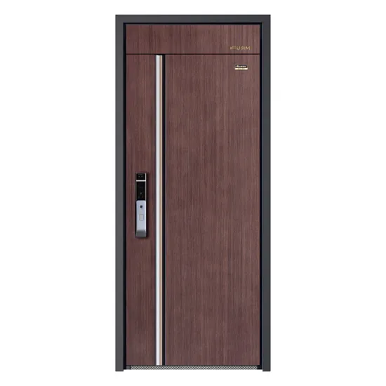 Fusim Modern Front Entry Main Entrance Security Steel Doors