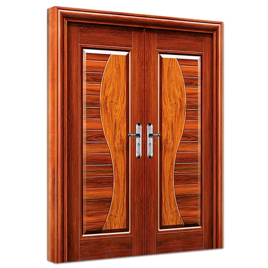 Home Residential External Metal Doors Outside Weatherproof Steel Sheet Front Door Designs