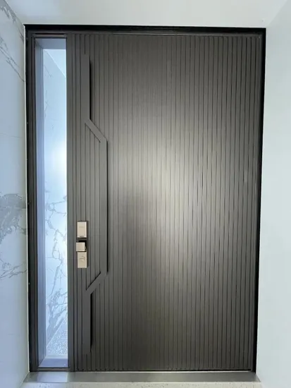 Center Shaft Door Modern Stainless Steel Security Door