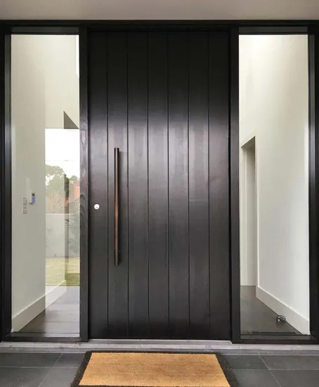 Sixinalu Front Doors for House Entry Exterior Entrance Door Main Gate Modern Aluminum Security Door for Villa Home Decoration