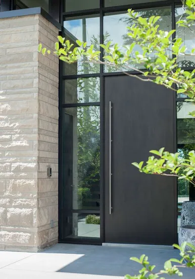 New Design Factory Price Exterior Entrance Entry Other-Doors Metal-Door Metallic Stainless Steel Armored Aluminum Security-Door Composite-Door Residential