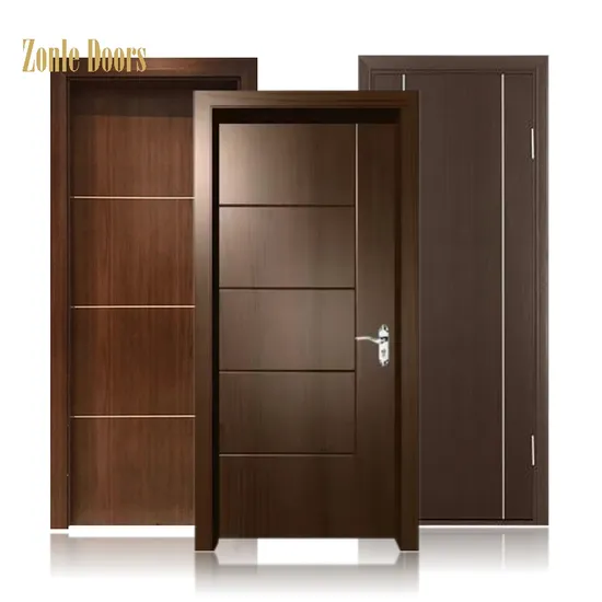 Interior PVC/UPVC/ABS/WPC Doors Timber Slab Door for Bathroom