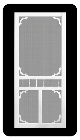 Plastic Screen Door Mosquito Net UPVC Screen Door