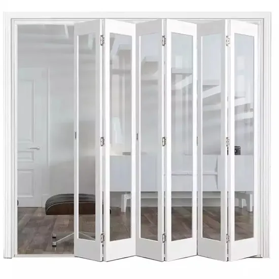 Security PVC Plastic Sliding Folding Door