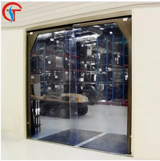 Clear PVC Impact Double Swing Traffic Door for Marketplace