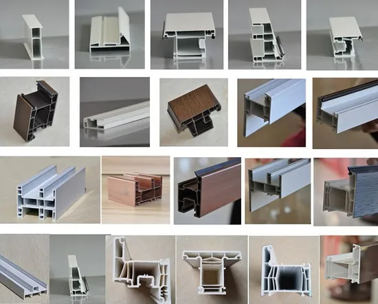 OEM White UPVC Window Profiles PVC Profile for Door and Window
