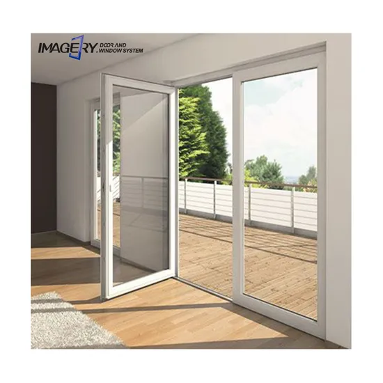 Customized Made in China PVC Profile UPVC Casement Doors for Sale