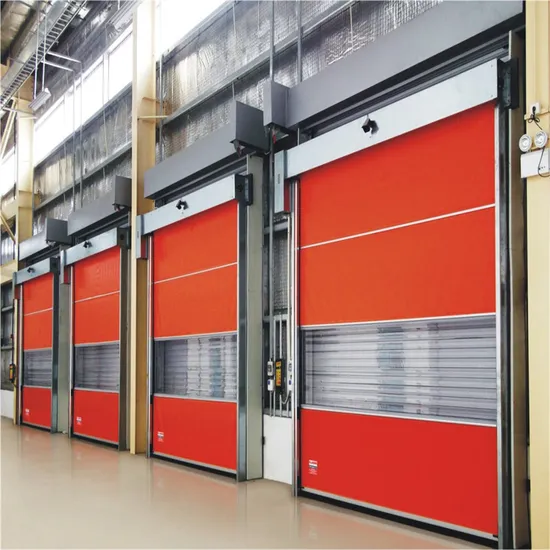 Top Quality Vertical High Speed PVC Overhead Shutter Door