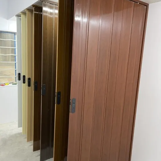 Factory Directly Sale PVC Folding Door for Indoor Decoration